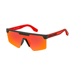 Odnajdź siebie na eyerim za pomocą okularów przeciwsłonecznych Marc Jacobs MARC355/S KB7/UZ w kolorze szarym i czerwonym